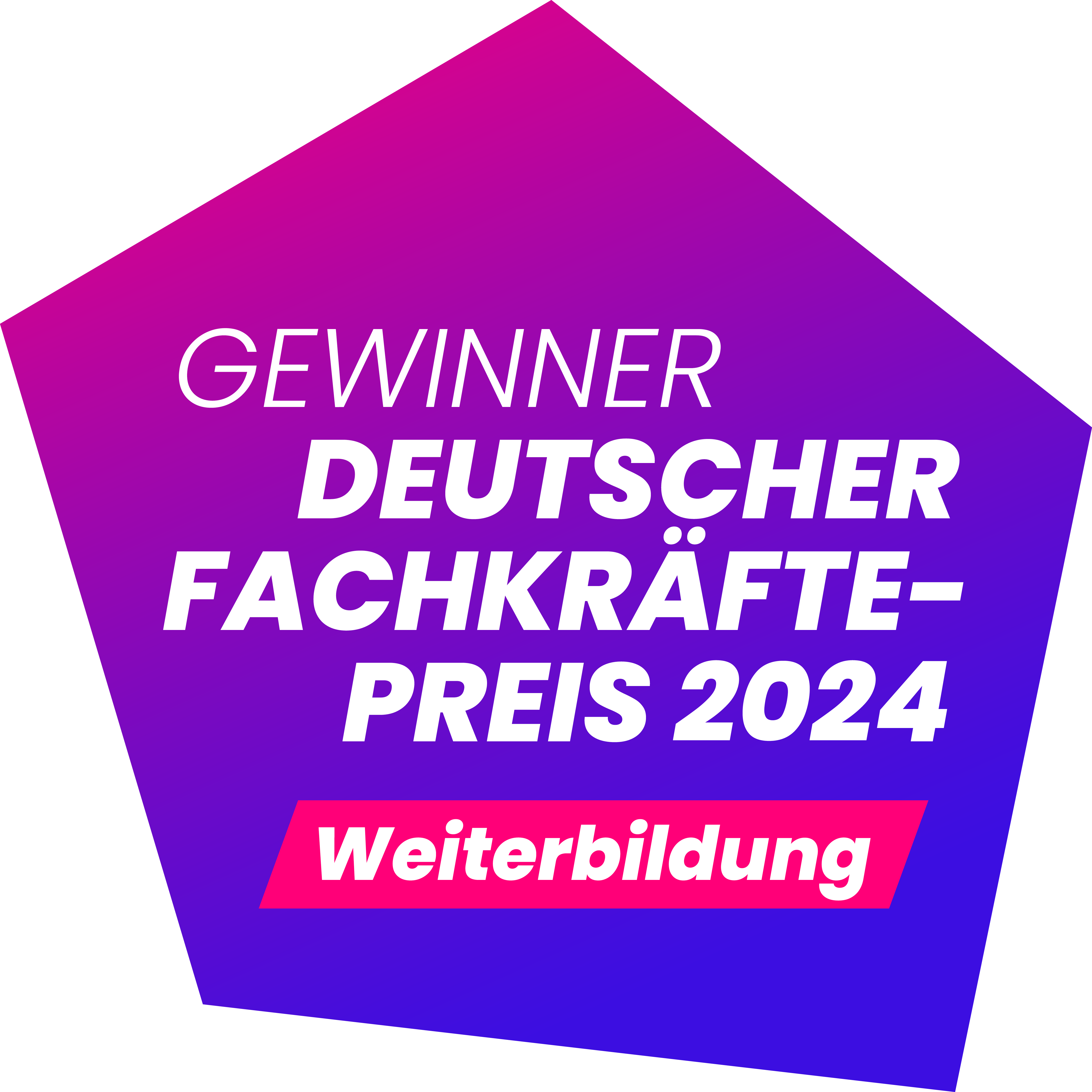 Logo Gewinner Dutscher Fachkräftepreis 2024 - Weiterbildung